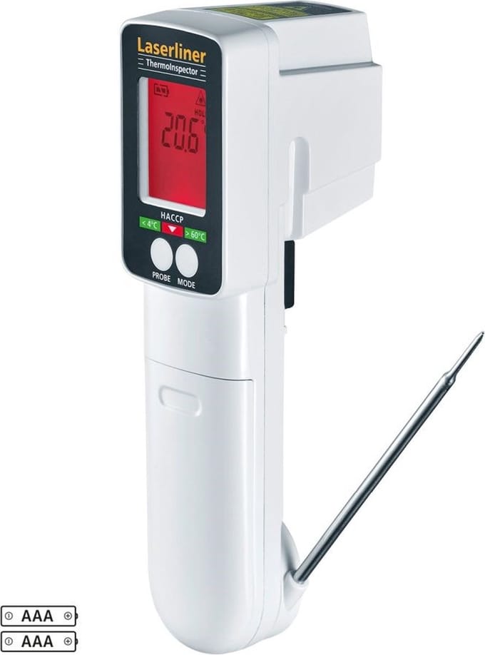 Laserliner Thermoinspector - Thermometer - Hygiene - HACCP - IR
