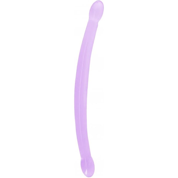 Dubbele Dildo niet realistisch Paars - Paars