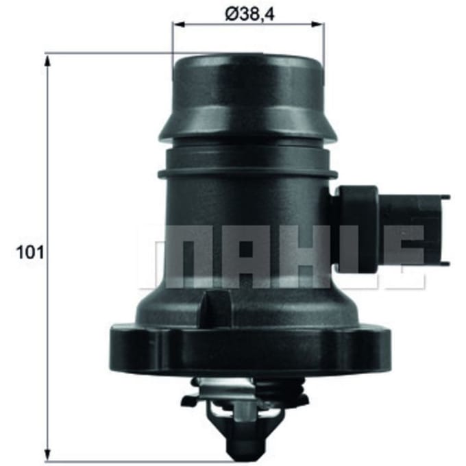 Thermostaat, koelvloeistof MAHLE TM 37 80