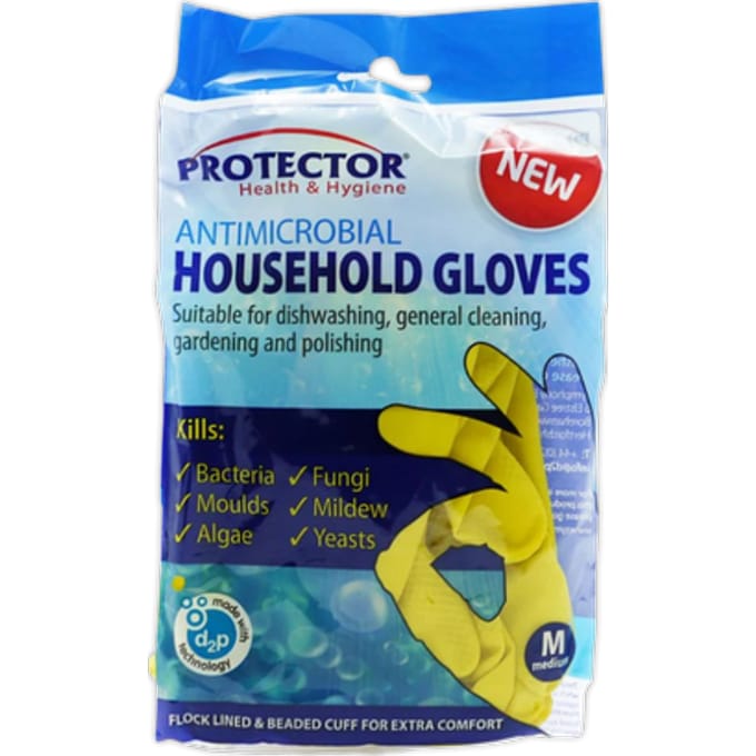 Protector AntimicrobiÃ«le Huishoudhandschoenen - Medium
