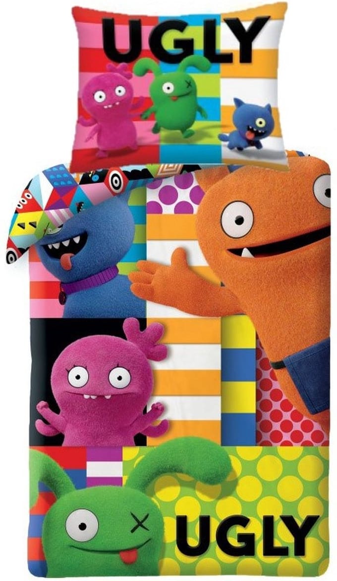 Ugly Dolls Ugly - Dekbedovertrek - Eenpersoons - 140 x 200 cm - Multi