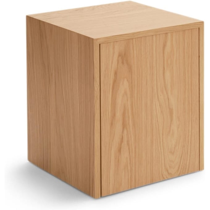 New Works Mass bijzettafel met lade - eiken