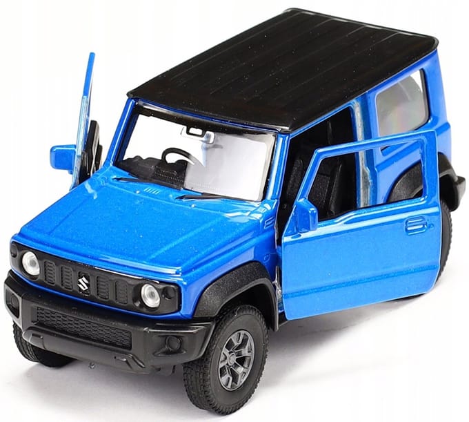 Welly Suzuki Jimny Jeep Metaal modelauto 1:34-1:39 Blauw