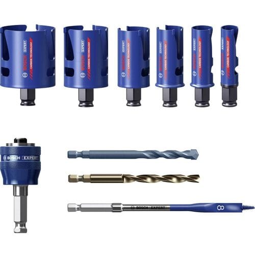 Bosch Expert Construction Material Gatenzaag - 10-delige set