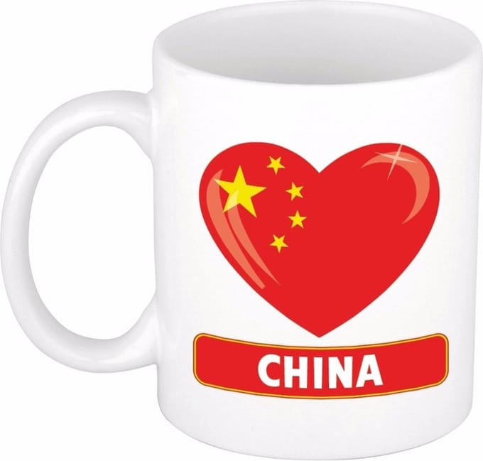 Hartje China mok / beker 300 ml