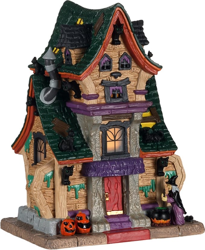 Lemax - Wanda's Wicked Home- B/o Led - Kersthuisjes & Kerstdorpen
