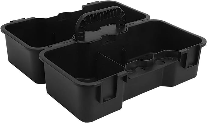 Schoonmaak Caddy - Draagbare Organizer - Opbergen & Dragen - Antislip Binnenkant - 365 cm Lengte - Grijs