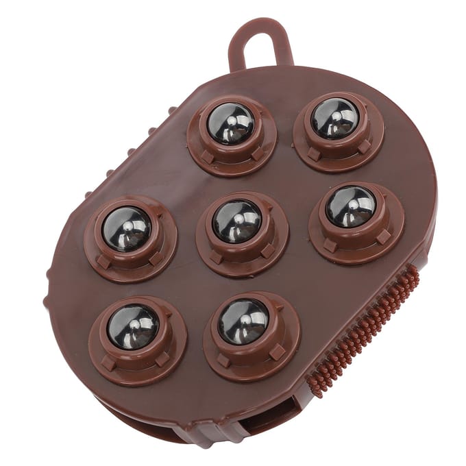 Magnetische Kralen Handroller Massager Guasha 360 Graden Roterende Multifunctionele Handmatige Handschoen black