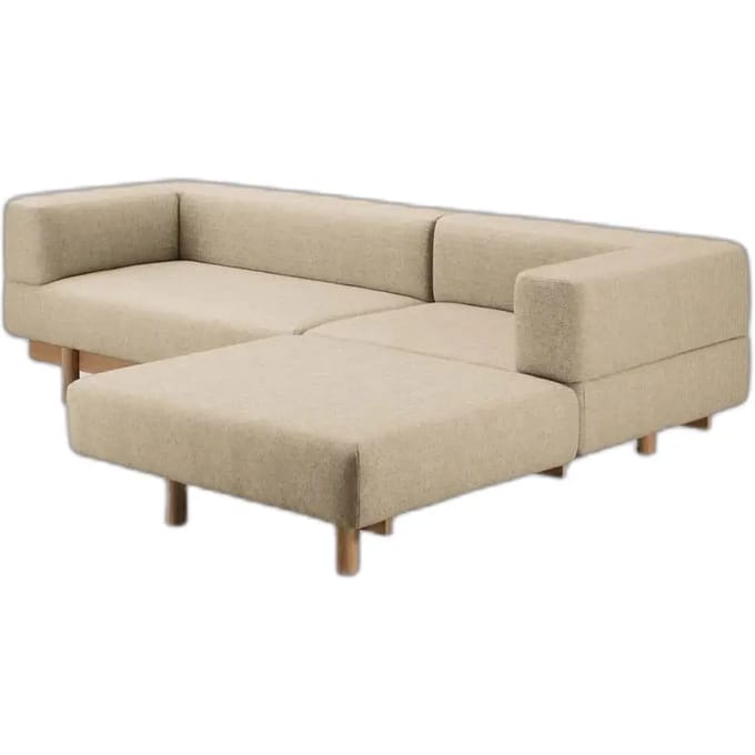 Bank met chaise longue aan de rechterkant Emko Alchemist