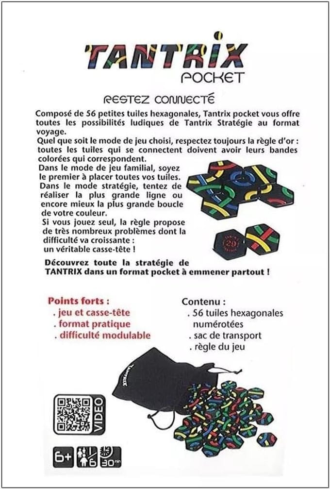 Puzzelspel - Strategispel - Reizen - Compact formaat - 13x24x21 cm - Donker