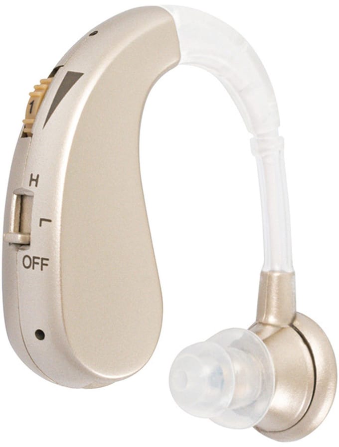 Rechargeable Digital Hearing Amplifier - Hearing Amplifiers Set with New Digital Technology - Almost Invisible BTE Design with Quick Recharge - Personal Sound Amplifier by MEDca