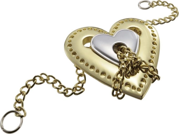 IQ-puzzel - Heart - Metaal - Niveau 4