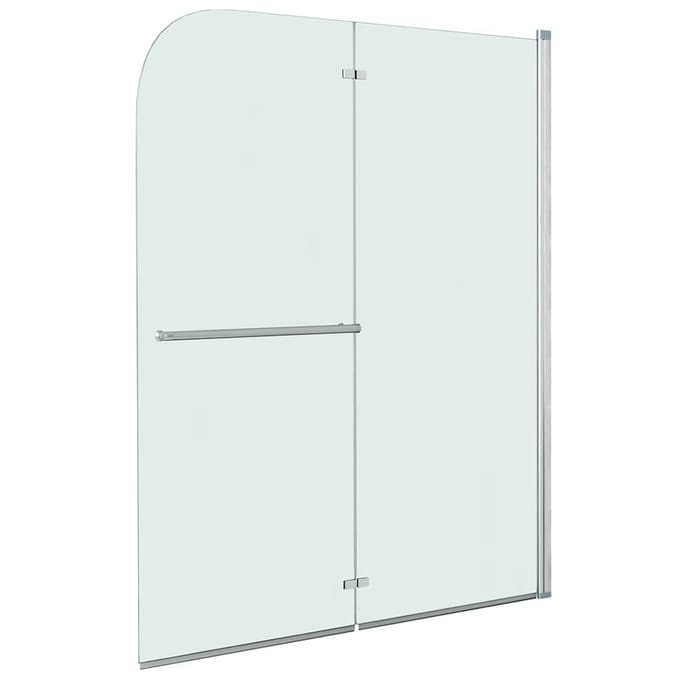 vidaXL - Douchecabines - zilver - 120 - x - 140 - cm - Gehard - glas - en - aluminium