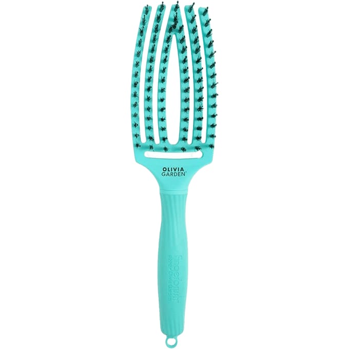 Olivia Garden Fingerbrush Care Iconic Boar&amp;Nylon Mint Green 1 st