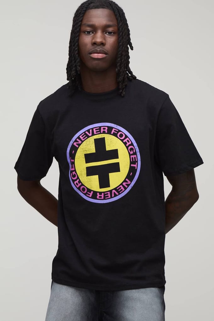 Regular Take That Never Forget Licentie Print T-shirt | Black | Size Medium