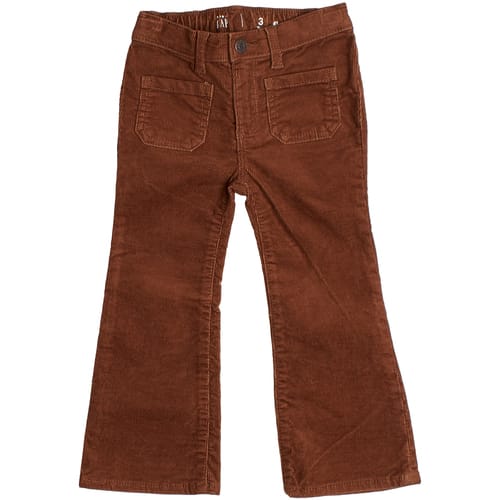 Corduroy flare broek 430268 voor meisjes