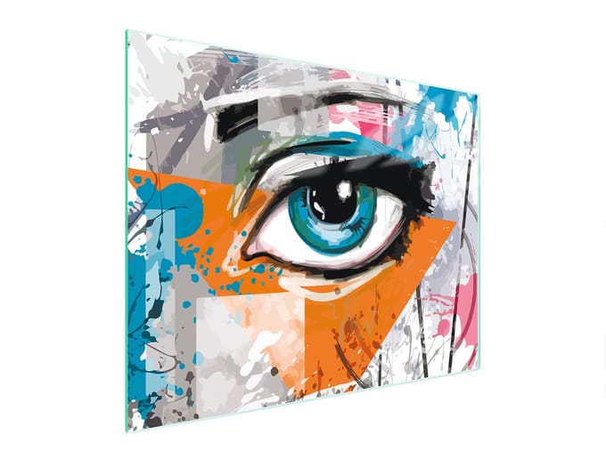 TMK ArtDeko - Snijplank Glas - 52x40 cm - Hittebestendig - Antibacterieel