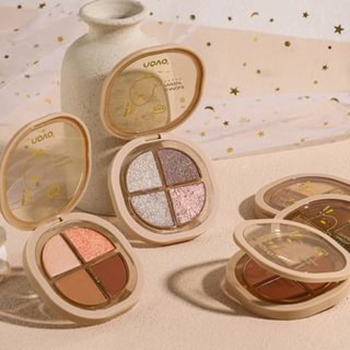NOVO - Portable 4 Colours Eyeshadow Palette 01# - 6g