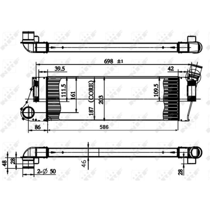 Intercooler NRF 30899