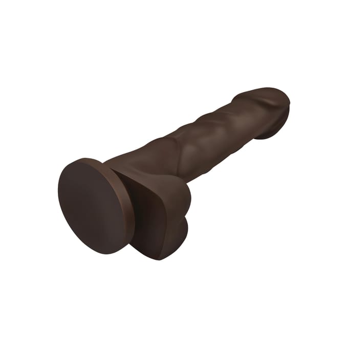 Dr. Skin - Realistische Dildo Met Zuignap 20 cm - Chocolate