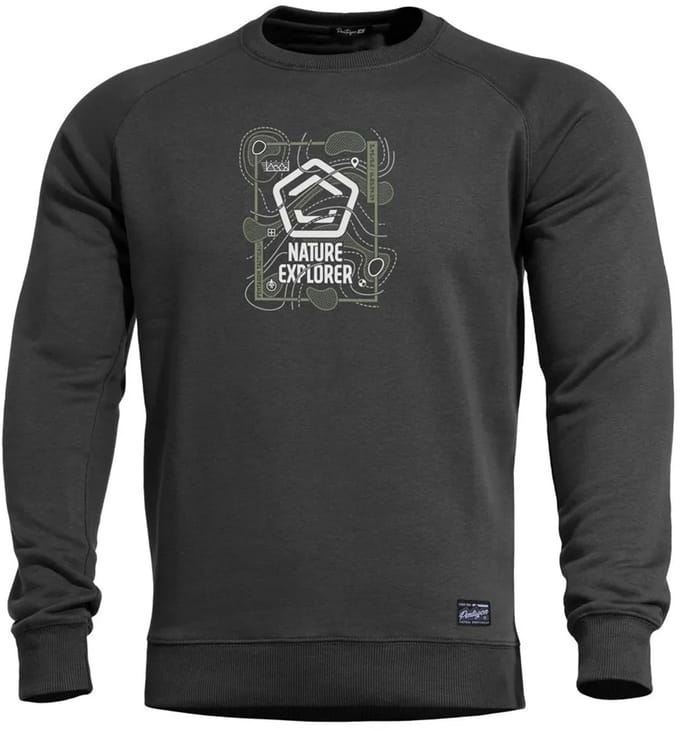 Pentagon Hawk Nature Explorer Sweatshirt Zwart XS Man