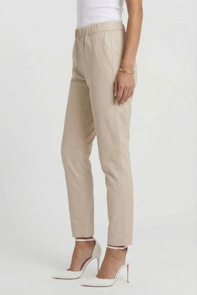 DNA Amsterdam Percy Ivory White Größe: 5 | Stoffhosen Outlet | Damen | Weiß