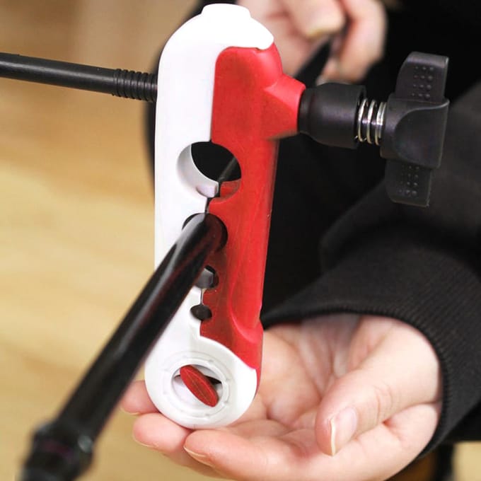 Vismolen Vis Draad Spoeler Winder Multifunctioneel Snel Zeehengel Wikkelaar Accessoire wit rood red