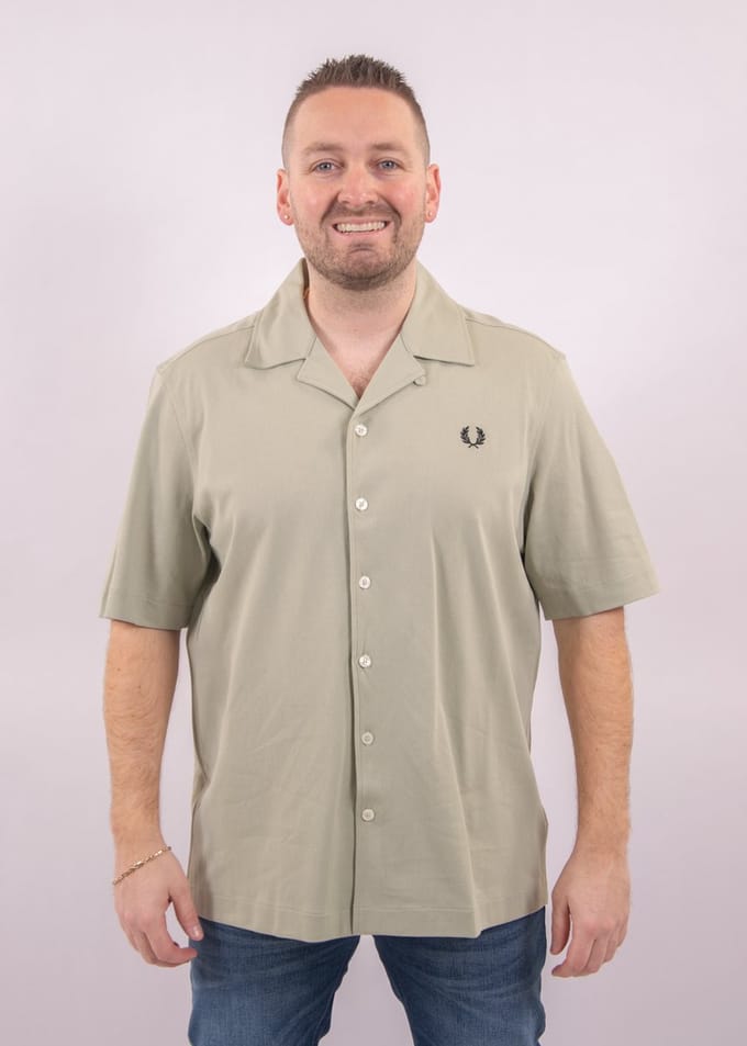 Fred Perry poloshirt korte mouw groen