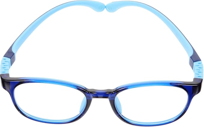 Kinderbril - Blauwlichtfilter bril - Schermtijd verminderen - Lichtgewicht TR90 frame - 13 cm breed - Roze