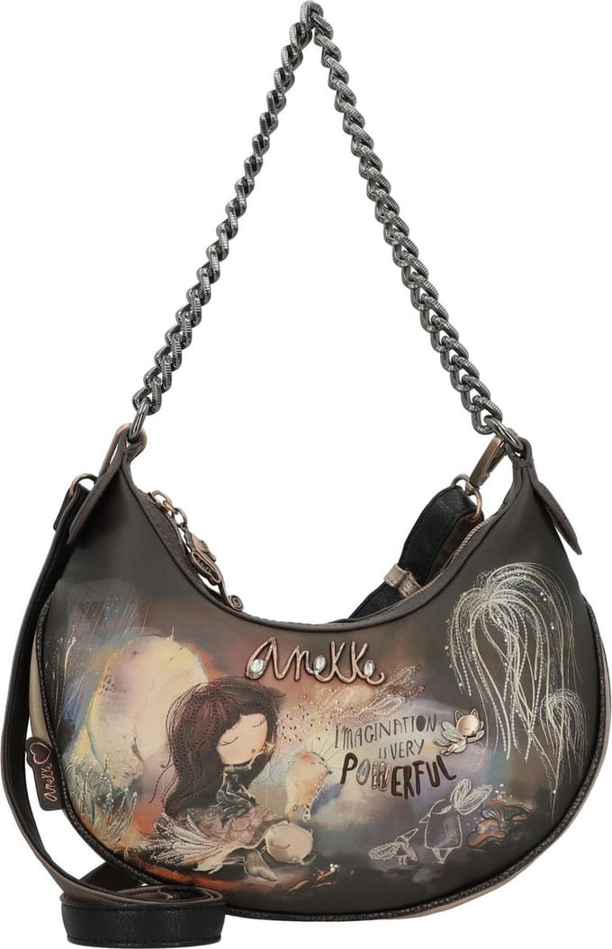 Anekke Schoudertas Dreamverse Oval Crossbody Bag Multicolor Veelkleurig