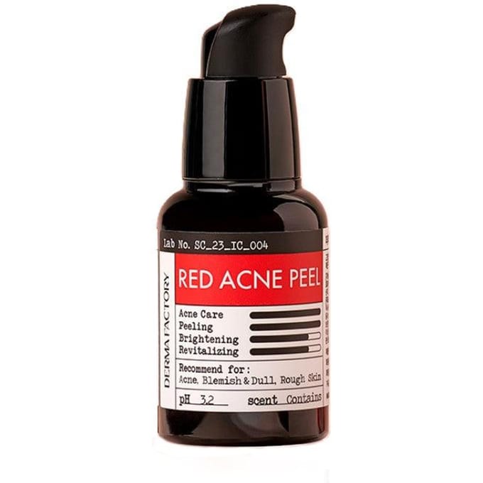 [DERMA FACTORY] Red Acne Peel 30ml black