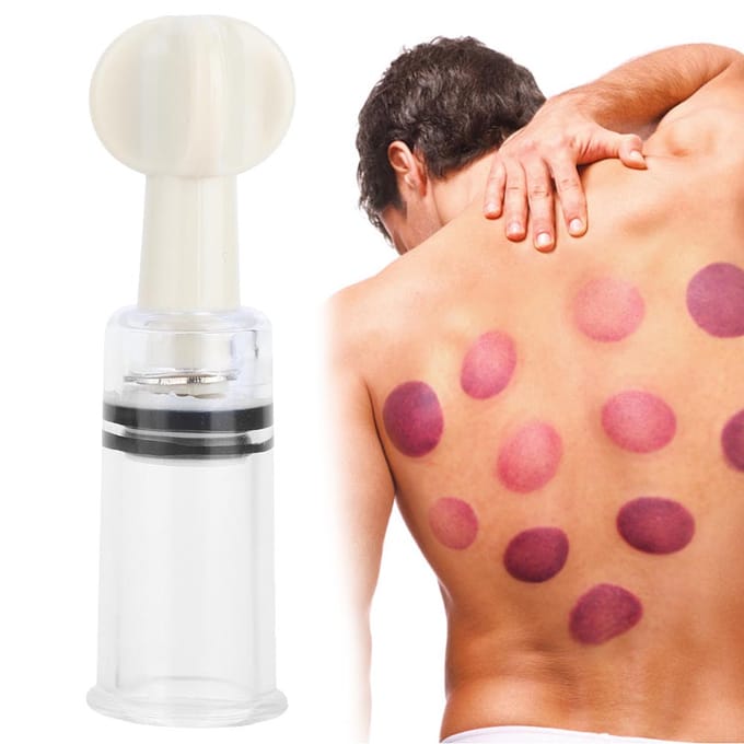Vacuüm Cupping Cup Acupunctuur Masseur Pijnverlichting Gezondheidszorg Cupping 4# S gray