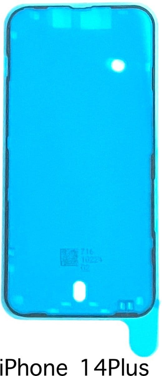 iPhone 14 Plus Frame Sticker – Scherm Plakstrip – Waterdicht Lijmdeel