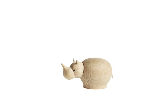 Woud Rina Rhinoceros small solid oak matt clear lacquer