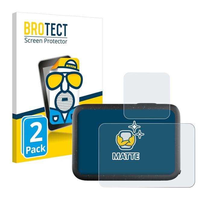 BROTECT - Screenprotector voor GoPro Hero 12 Black - Folie Beschermfolie matte 2 Stuks