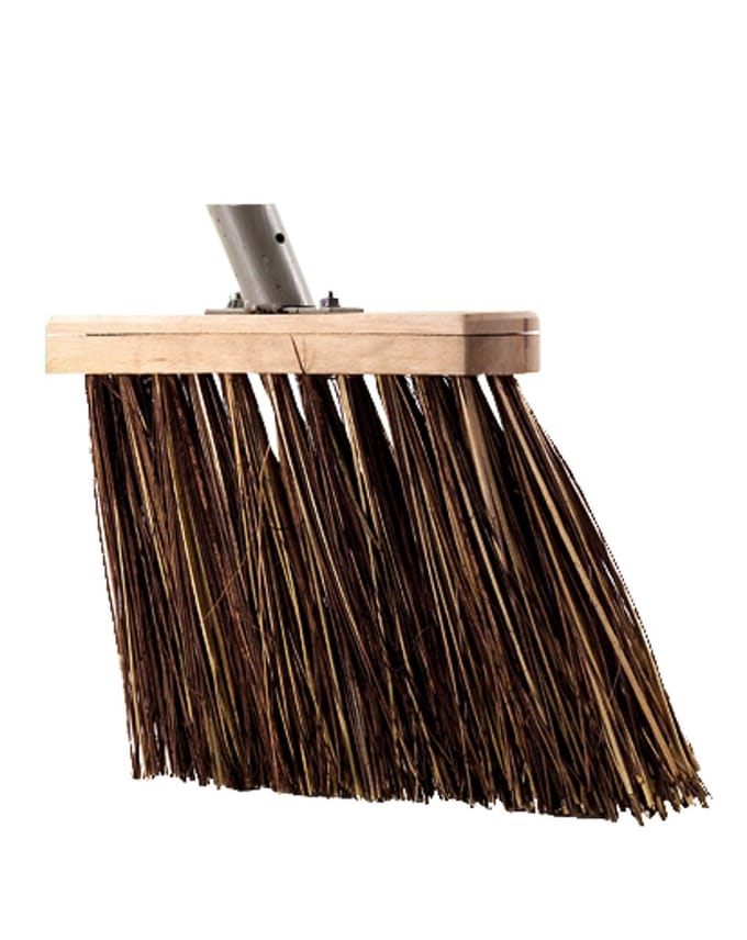 Talen Tools - Bedrijfsbezem - 31 cm - Bruin