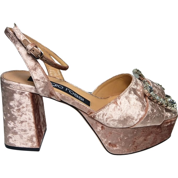 B08050-MTE364-5703-111 Sergio Rossi Vrouw Velvet Pink