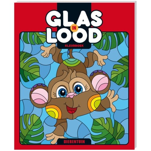 Kleurboek Glas-In-Lood - Dierentuin - Interstat