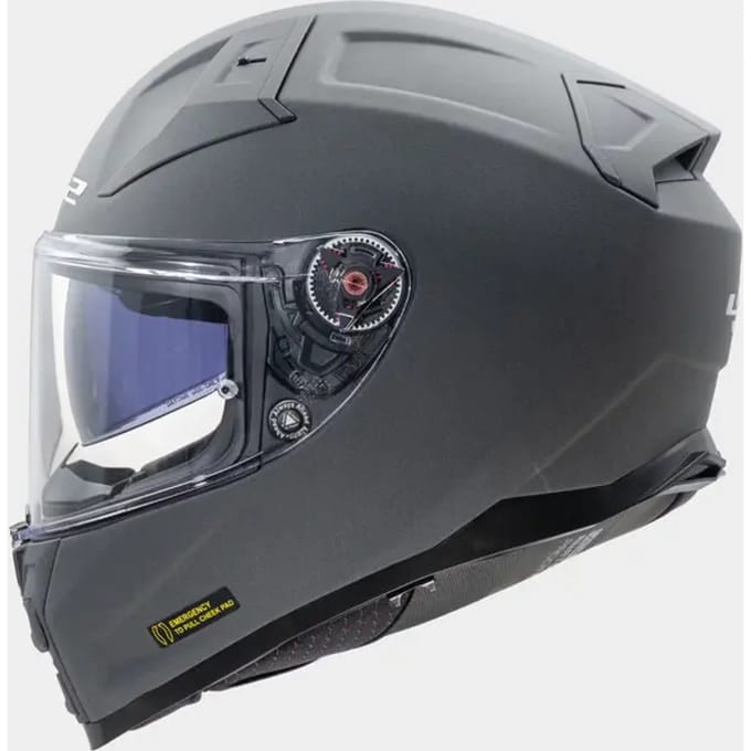 LS2 FF811 Vector II Solid Beton Grijs 06 Integraalhelm - Helm