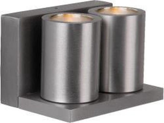 LUCIDE Lux Out-Line Wantlamp Dubbel-ALU
