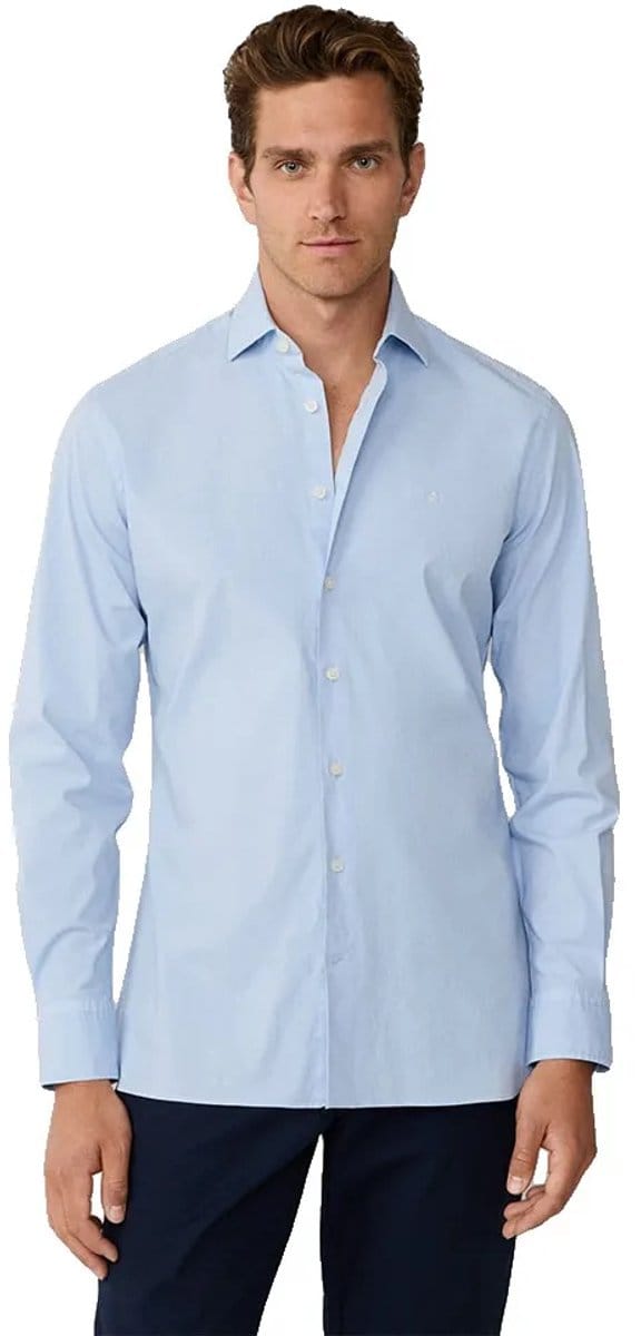 Hackett Hm3010540 Overhemd Met Lange Mouwen Blauw S Man