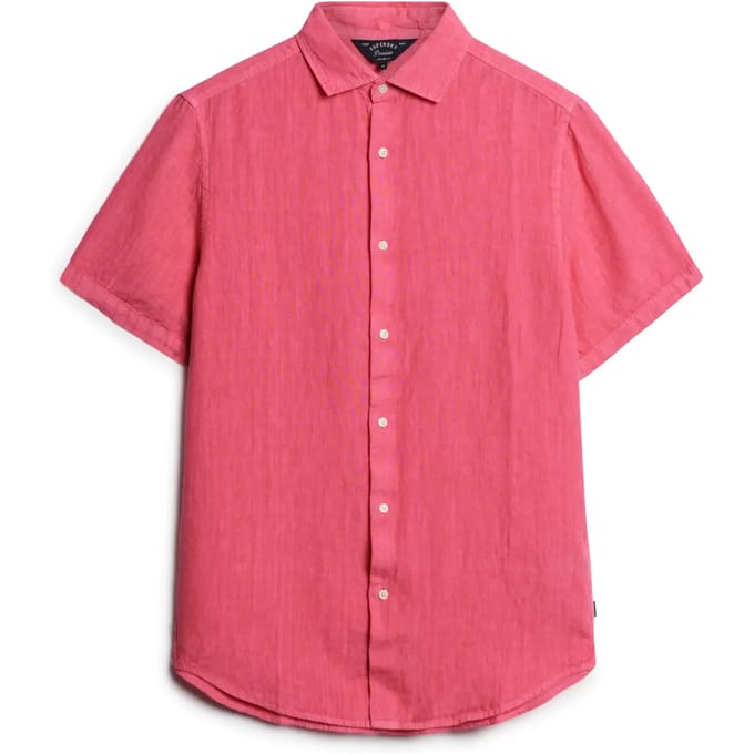 Superdry - Studios casual linnen overhemd - Heren - Shirts