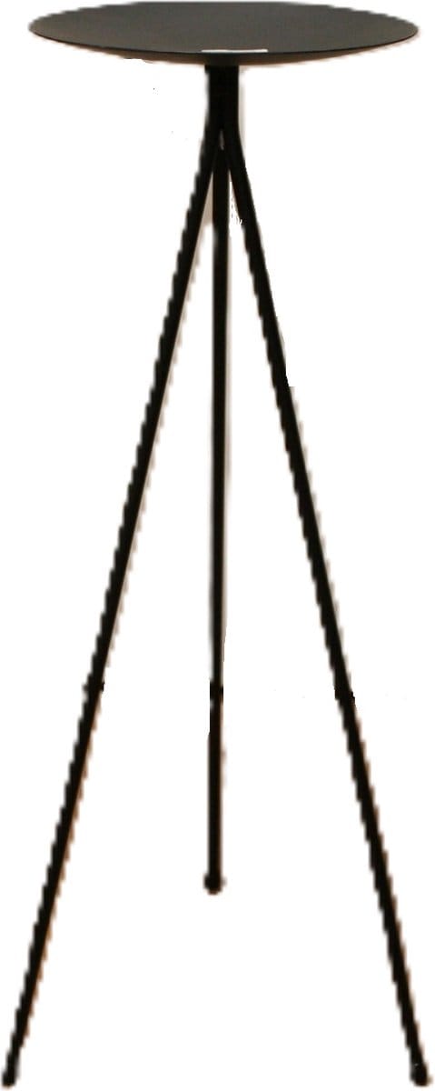 Rasteli - Windlicht - metaal - zwart - D30 x H70 cm