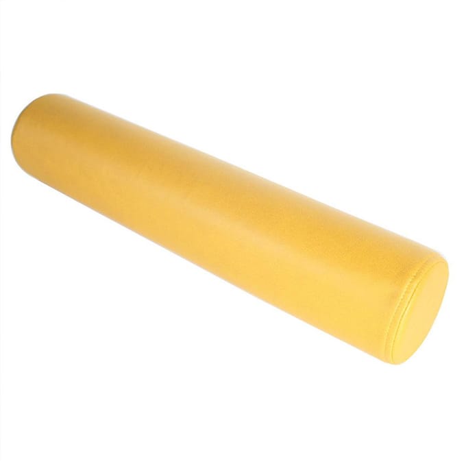 Cervicale Nekrol Kussen Traagschuim Kussen Cilinder Rond Kussen 19,7x3,9in met Wasbaar oranje