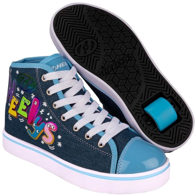 Heelys Veloz Denim Multi Rainbow