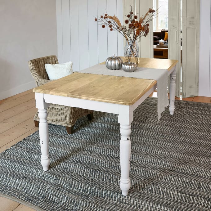LOBERON Tafel Mont Lisan bruin/antiekwit
