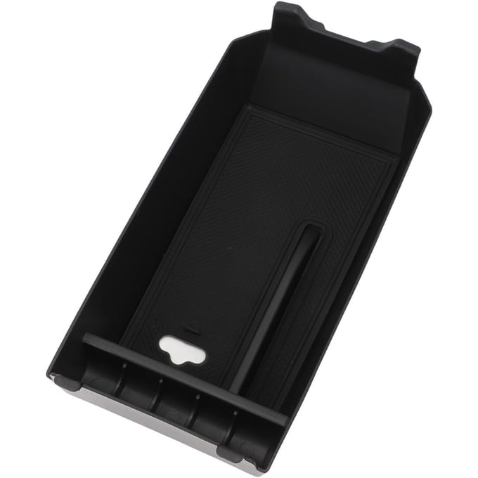 Middenconsole Organizer Console Armsteun Opbergdoos met Antislip Pads Vervanging voor Benz W205 black