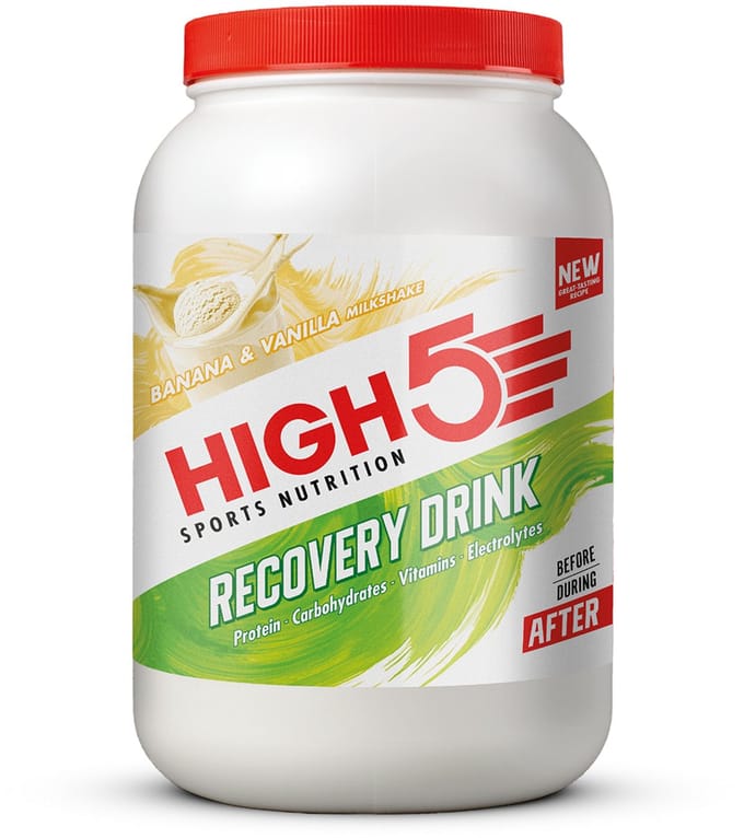 High5 - Recovery drink - 1600 gr - Banana/Vanilla - Eiwitshake - Proteïne