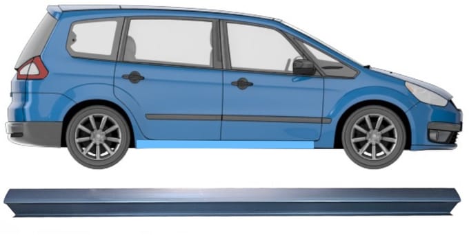 Reparatie dorpel voor Ford Galaxy 2006-2015 / Links = Rechts (symmetrisch)