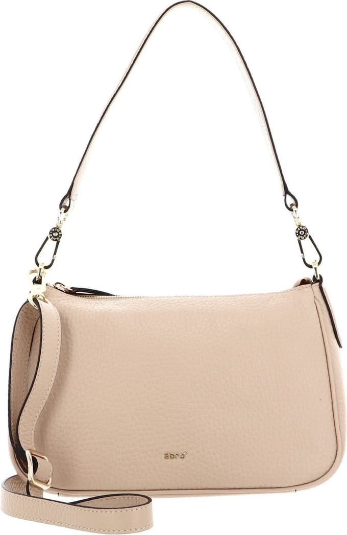 abro Schoudertas Leather Ranger Smith Shoulder Bag Thea Natural Beige
